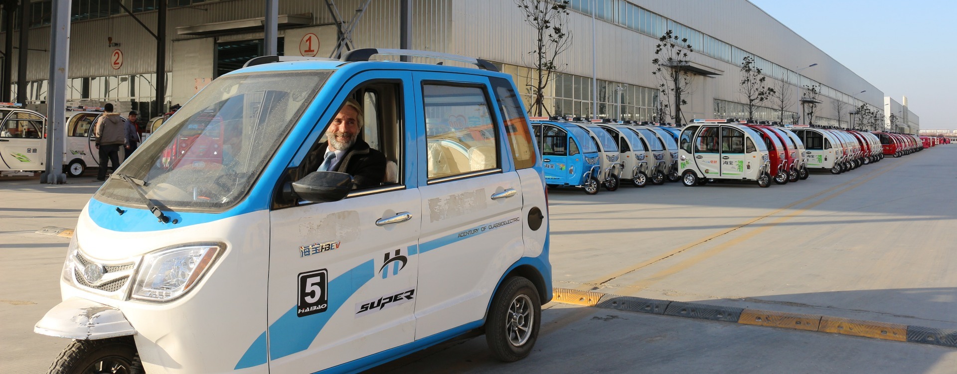 kwaliteit Elektrische Vrachtwagen Met drie wielen fabriek